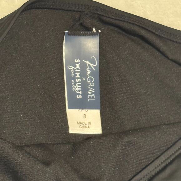 Kim Gravel x Swimsuits For All Flowy‎ Tankini and Brief Set Size 8 New with tags - Picture 6 of 7